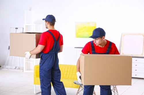 Customer documenting an issue during a house removals complaint