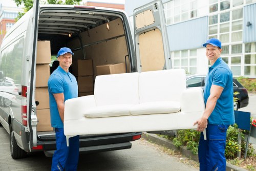 Professional packing materials and organised house move preparation