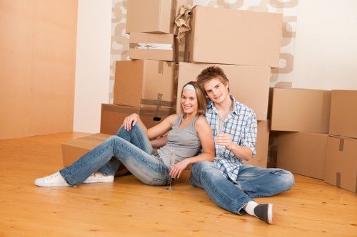 House moving van used for local furniture delivery and storage runs
