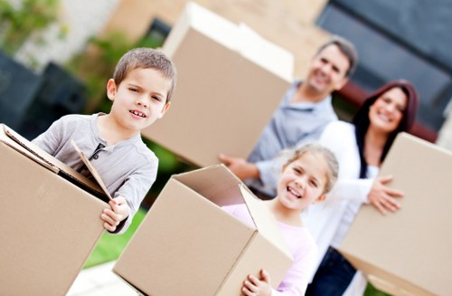 Careful handling of household items near residential access
