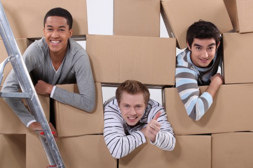 Unpacking essentials after moving into a new home