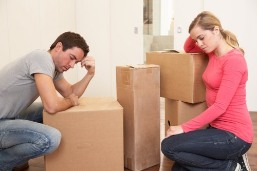 House removals van outside a residential property with easy access planning