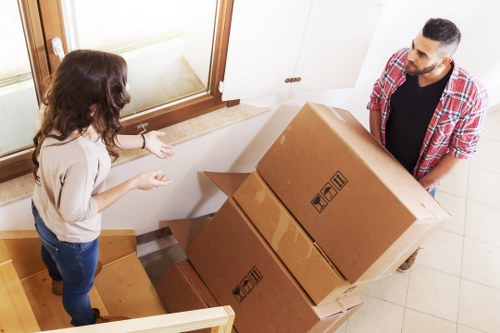 Local moving service preparing for a house move