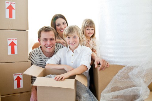 Local moving truck service for homes with narrow street access